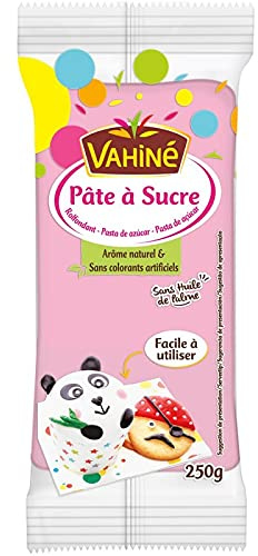 Vahine Zuckerpaste, Rosa, Blau, 250 g, köstliche Zubereitung für süßes Gebäck, 3 Stück