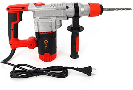 Bohrhammer,Sds-Plus Bohrhammer Stemmhammer 2200W Meißelhammer Stemmhammer Schlagbohrer + Koffer Abbruchhammer Für Stahlbeton Mauerwerk Fliesen 32 Mm Bohrleistung In Beton