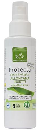 Benessence - Spray biologico Allontana Insetti con Aloe Vera - lenitivo da 100 ml