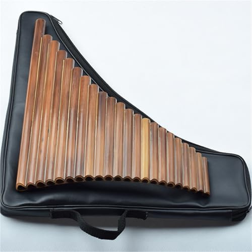 Panflöte Für Anfänger 22-Rohr-Panflöte Bitter Bambus-Panflöte Nationales Musikinstrument Das Panflöte Spielt(G)