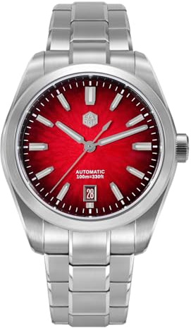 TACTICAL FROG San Martin Herrenarmbanduhr SN0144 Automatikwerk 9015, Saphirglas, 10 Bar Taucheruhr für Herren