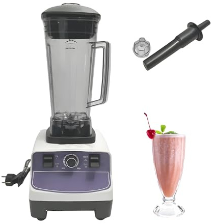 Blender Professionnel 2L - Puissance 1600W - Vitesse 23000-26000 tr/min - Bol Résistant en Tritan - Mixeur Idéal pour Smoothies, Soupe et Cuisine Professionnelle