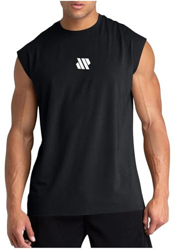 Camiseta Tirantes Hombre,Camisetas de Tirantes Verano Moda Hombres Diario Deporte Gym Camiseta Sin Mangas con Cuello Redondo Fitness Impresión Chaleco Holgados Casual T-Shirt Tank Top