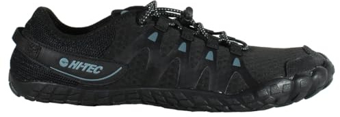 Unisex Barefoot Trail Running Sneaker Minimalistiska Miljövänliga Bekväma Lätta Barfotaskor Träning, Svart/grå, 44 EU