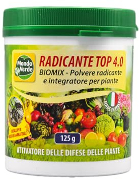MONDO VERDE - RADICANTE TOP 4.0 - Polvere radicante e integratore per piante (SPE52)