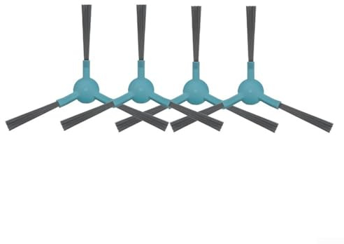 Spazzole laterali per Conga per 7690 Immortal Max 4/10 Pack per migliorare la capacità di pulizia del tuo robot aspirapolvere (4 pezzi)