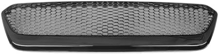 Calandre Voiture Grille De Pare-chocs Avant De Course Avec Filet Anti-insectes Pour Subaru Pour WRX 2015 2016 2017 Calandre Grille(Glossy Black)