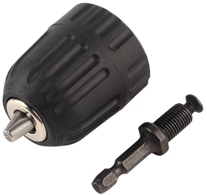 Snabbspan borrchuck, 0,8–10 mm avtagbar snabbchuck 3/8 24UNF robust snabbchuck för slagskruvdragare