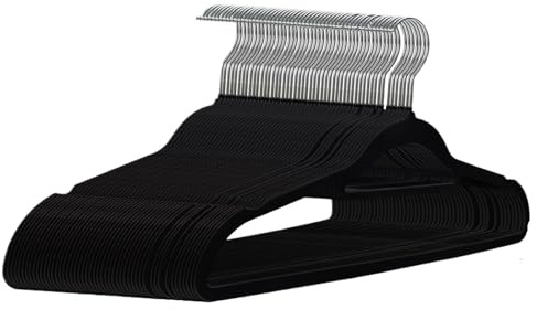 Grucce per abiti Gruccia for abiti in velluto antiscivolo resistente, for pantaloni, for asciugatura, for cappotti, blazer, formali, organizer for armadio(30PCS)