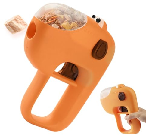 Distributeur de friandises pour chat – Mangeoire interactive pour animaux de compagnie, jouet casse-croûte, dispositif de libération de nourriture durable | Kit d'entraînement de stimulation mentale