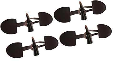 sharprepublic 4 Sätze Dufflecoat Knebelverschluss PU Leder Knebelknöpfe Knebel Knöpfe Hornknöpfe für Mantel Jacke, Braun