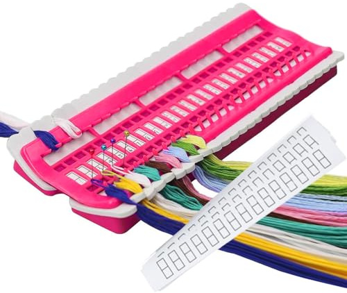 Nicoone 50 Positionen Floss Organizer Stickerei Gewinde Organizer | für Kreuz Stich Gewinde Stickerei Floss Organisatoren