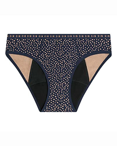 Dim Perioden Unterwäsche Waschbarer Periodenslip Starke Blutung - Dim Protect Bio Damen x1, Multicolor, M