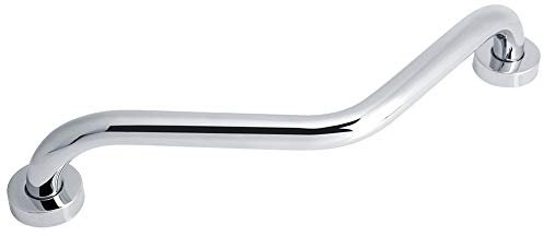 Maniglione Ergonomico a Forma di L Braccio per Vasca da Bagno in Acciaio Inox Maniglia di Sicurezza per Vasca da Bagno