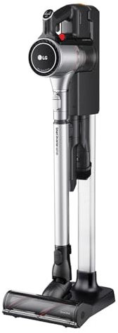 LG CordZero A9K-CORE1S Aspirapolvere Senza Fili Potente 200W, Autonomia 120 Minuti, con Wi-Fi, 2 Spazzole e 2 Accessori, Scopa Elettrica con Tubo Telescopico e 2 Batterie Ricaricabili