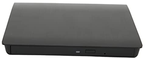 Lazmin112 Ultraflaches Externes USB3.0-DVD-Laufwerkgehäuse für Laptop-Desktop – Hochgeschwindigkeitsübertragung, Plug-and-Play, Kompatibel mitund (BLACK)
