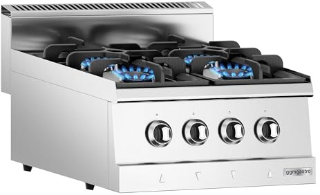 GGM Gastro | GHK6634 | Gasherd - 13 kW - 4 Brenner