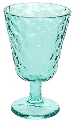Tognana 6er Set Weingläser aus der Serie Elsa, 270ml, Aquamarine blau