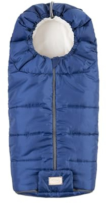 Nuvita 9445 Junior Essential| Sacco Universale per Passeggino | Perfetto per Bambini da 6 a 36 Mesi (100 cm) | Resistente a Temperature Fino a 0°C, anti Vento e Pioggia | Blu