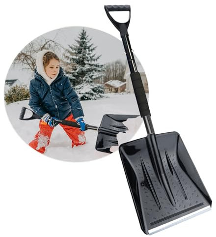Pala da neve, kit pala da neve portatile per auto, pala da neve per sport di emergenza, strumento di rimozione della neve, pala da neve portatile, strumento di rimozione della neve, per casa, giardi