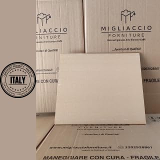 Migliaccio Forniture Pierre réfractaire 39,5 x 35 cm, rectangulaire, pour four F1/Macte ou maison