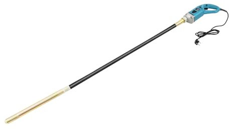 1300W 220V Elektrischer Betonrüttler, 4300 U/min Elektro Handheld Betonverdichter Rüttelflasche Vibrationsstablänge 1,5m Betonvibrator Flaschenrüttler für Straßenbau, Baustellen, Brücken