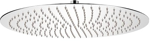 Rantry Tête de douche à pluie en acier inoxydable, 50 cm, ronde, mobilier d'intérieur pour chambre à coucher, salon, bureau