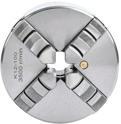 Drehfutter K12-100 4 Zoll 4-Backen-Selbstzentrierendes Spannfutter for Werkzeugmaschinen Bohrmaschinen Scroll-Drehmaschinenzubehör