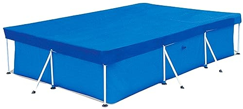 SUPVOX Cubierta para Piscina De Tejido PE 300x201x66 Cm para Piscinas Desmontables y Inflables, Resistente Lluvia y Polvo, Cubierta Rectangular Funcional para Jardín y Exteriores