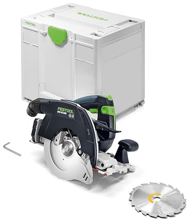 Festool Akku-Handkreissäge HKC 55 KEB-Basic - 18V Säge mit KickbackStop | Präzise 55 mm Tauchsäge für Holz, ideal mit FSK Kappschiene, bürstenloser EC-TEC Motor für Baustelle & Montage