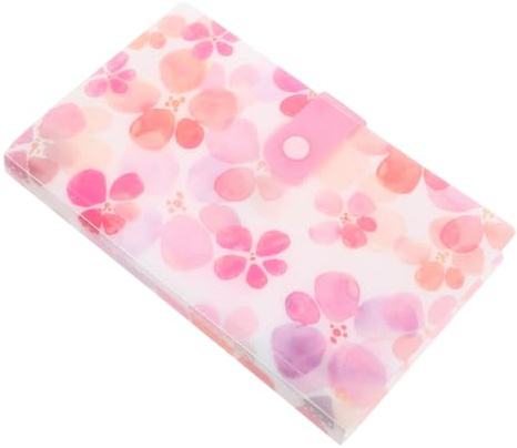 BESTYASH Album de Rangement Autocollants Nail Art Organiseur Pratique pour Stickers de Manucure Protection Plastique Anti-taches pour Usage Professionnel et DIY