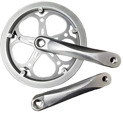 JISADER Kurbelgarnitur für Falträder, 52 Zähne, 170 Mm Kurbelarm, Vierkantaufnahme, Ersatzteile
