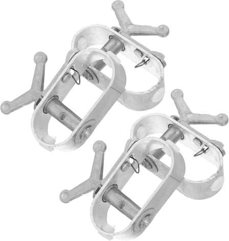 Kisangel 4 Pezzi Tendifilo Metallico Strumento per Tensionare Fili in Agricoltura e Coperture Piscina Resistente per Vigneti e Tunnel Dimensioni