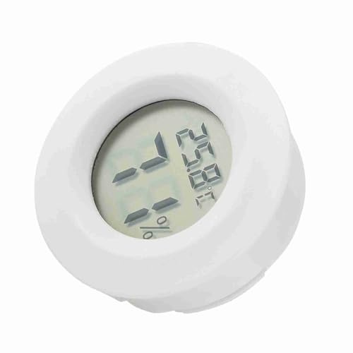 Generic LCD Reptile Thermometer Hygrometer Mini Digital Temperature Humidity Meter for Reptile Tanks, Strong Anti-Interference, Durable Material (#02)