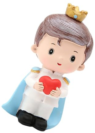 TOYANDONA Figurine Prince en Résine 1 Pièce, Décoration Créative pour Gâteau D'anniversaire, Accessoire de Pâtisserie Non Comestible, Décoration Intérieure et Fête Garçon et Filles