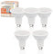 LED ATOMANT Pack 5x Bombilla LED GU10 8W, Color Blanco Calido (3000K), 800 Lumenes, Equivalente a 80W tradicional