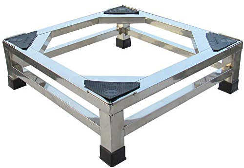 Yjdz Einstellbare Waschmaschine Untergestell/Podest,Waschmaschine Sockel Basis,TragfäHigkeit bis 1000Kg,Verschiedene GrößEn WäHlbar/Als zeigen / 50X50CM