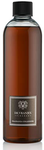 Dr. Vranjes - Oud Nobile 500 ml Nachfüller + Doppelback weiße Stäbchen (3 Stück) - Luxus-Raumduft, Made in Italy, Hauptnote: Oriental, Duftpyrammide: Bergamotte, Oud, Myrrhe (500 ml Refill)