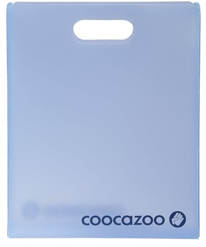 coocazoo Heftbox, Blue, mit Tragegriff, Heftordner/Heftmappe/Sammelbox für Schulrucksäcke, ab der 3. Klasse, bis zur Einer DIN-A4 Größe