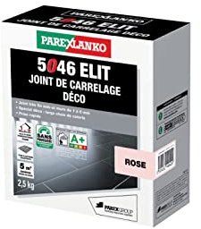 Parexlanko Mortier Joint carrelage 5046 Elit - Rose - 2,5 kg - L5046ROSE2.5