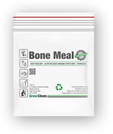 Grow Chem Bone Meal Fertiliser (1.9KG Bag) NPK 3-9-0 Organic Plant Food | NPK 3-9-0 High Phosphorus Formula Promotes Strong Roots, Enriches Soil and Feeds Fruit Trees, Shrubs, and Bulbs Naturally