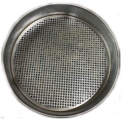 SPUZZO Große Gartensieb, Steinssieve, Bodensieb groß für Labortest-Gartenarbeit - 40cm (Color : 90mm)