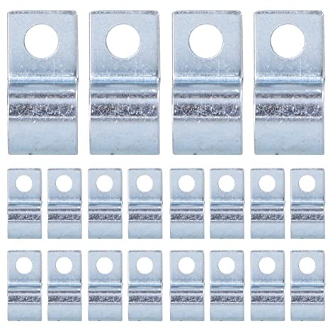 20 Stück Rohrschelle Aus Verzinktem Edelstahl Einlochklemme Sattelklemme Schnalle Für Gummiringe Stahlrohre In 10mm