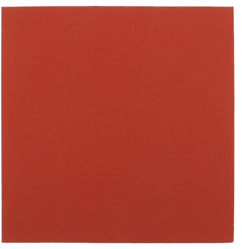 VILLCASE HitzebestäNdige Silikonmatte 15x15cm, 8mm Dicke, Rote Isoliermatte Für WäRmepressmaschine Und HeißPressmatte, Vielseitiges Ersatzpad Für WäRmeüBertragung Und Transfer