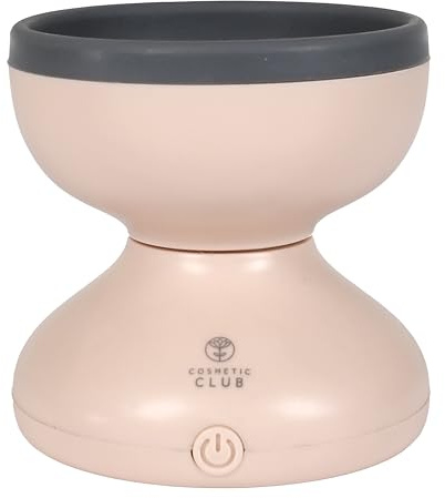 COSMETIC CLUB - SC0628, Nettoyeur Pinceaux USB Gris, Compact et Léger, Nettoyage en Profondeur, Facile à Utiliser, Alimentation USB Pratique, pour Maquilleurs et Amateurs de Beauté