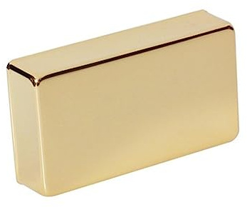 VICASKY Humbucker Abdeckung aus Langlebigem Kupfer für E-gitarre in Gold Geschlossene Pickup Abdeckung für Gitarren Zubehör und Ersatzteile