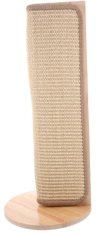 BESPORTBLE Rascador Sofa Gatos Esquina de Madera Natural, Protector para Esquinas de Muebles y Sofá, Fácil de Instalar para Decoración del Hogar Minimalista