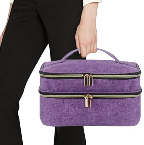 Organizer per scatole da Cucito, Organizer per Borse da Cucito a Doppio Strato | Organizer per Cestino, Custodia Impermeabile di Grande capacità per Strumenti da Cucito, Aghi, Forbici, Filo