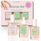 Manucurist Rescue Kit - Coffret Soins Ongles Abîmés : 1 Vernis Soin Ongle Base Traitante, 1 Masque de Nuit Réparateur, 1 Huile Cuticules Ongles - Vegan & Made in France - Soins pour les ongles