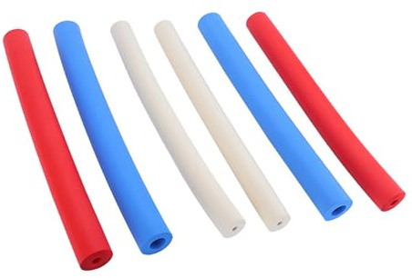Manchon de Poignée en Mousse, 6 Pièces, Tube Antidérapant pour Ustensiles Stylos Rasoirs, 12 Pouces de Long, 3 Couleurs